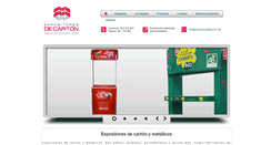 Desktop Screenshot of expositoresdecarton.net